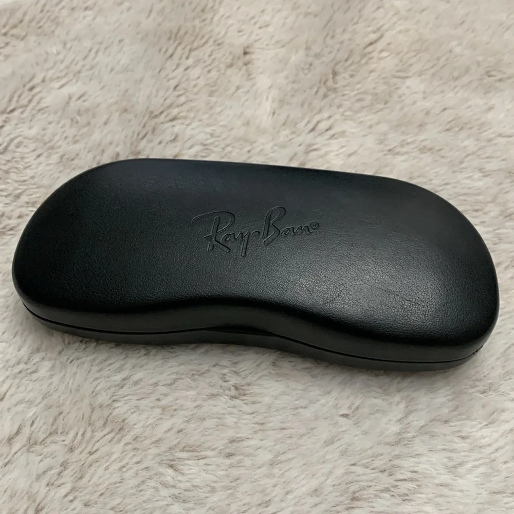 ❤Ray Ban Hard Glasses Clamshell Case Black - Picture 2 of 2
